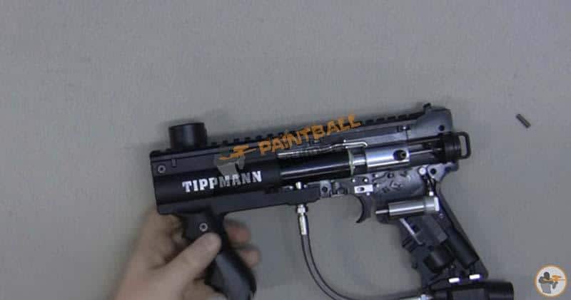 Replacing Sear Spring Of Paintball Gun To Fix Recocking Problem While Shooting