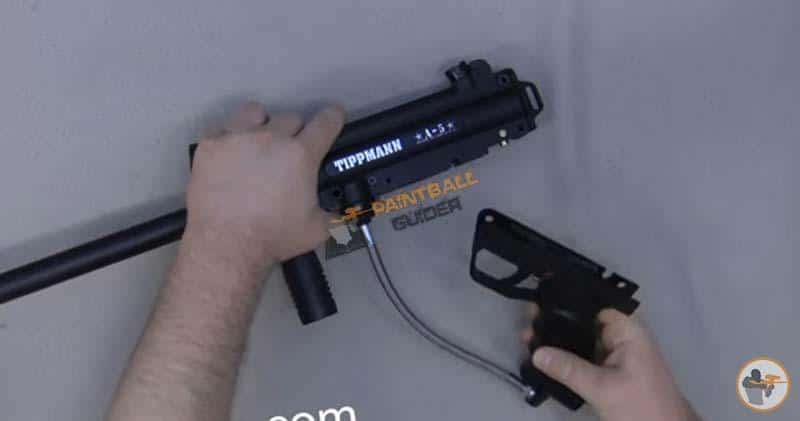 Disassembling Tippmann A5 Paintball Gun To Fix Firing Issue