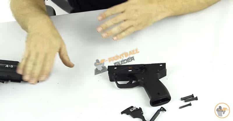 Installing A Double Trigger On Tippmann A5 Paintball Gun