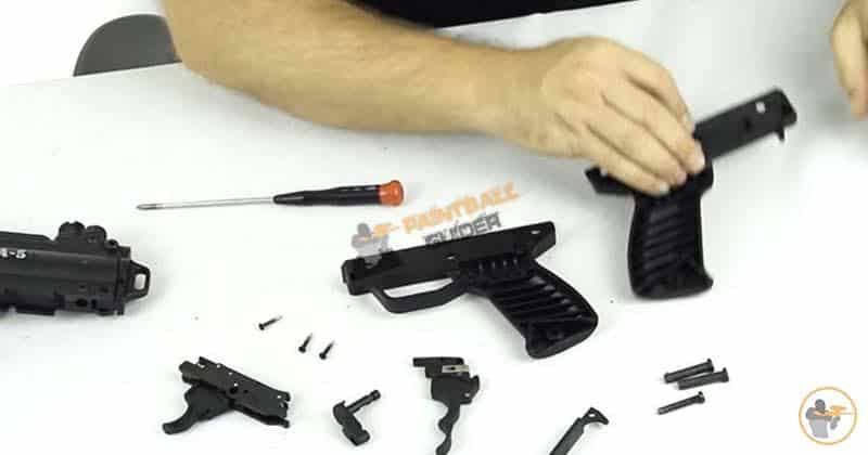 Replacing The Trigger Guard In Tippmann A5 Paintball Gun