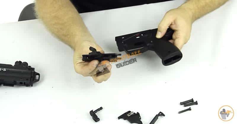 Taking Out The Trigger Assembly From Tippmann A5 Paintball Gun
