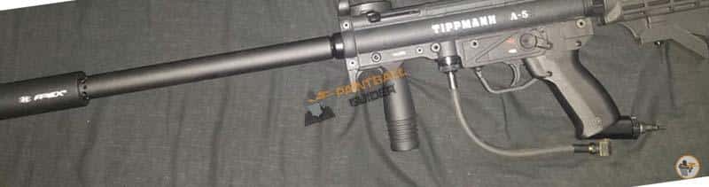 Tippmann A5 Paintball Gun With Flatline Barrel